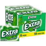 Wrigley's Extra Spearmint Sugarfree Chewing Gum For Long Lasting Fresh Breath Everyday Value Bulk Pack 15 Count Pack Of 10