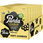 Panda Natural Soft Original Black Licorice Candy Vegan And Fat Free Chewy Snack Seven Ounces Pack Of Eight Bags