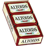 Altoids Curiously Strong Mints Cinnamon Flavour Breath Freshener Candy Pastilles One Point Seven Six Ounce Per Tin Six Tin Pack