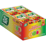 Tic Tac Fruit Adventure Mints front view of bulk twelve pack package
