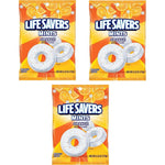 Life Savers Orange Mints Three Pack front view showing authentic imported packaging.