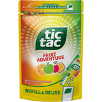Tic Tac bulk fruit adventure refill bag front view packaging