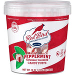 Red Bird Soft Peppermint Candy Individually Wrapped Melt Away Soft Mints Tub 18 Ounce