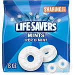 Life Savers Pep-O-Mint Breath Mints Peppermint Hard Candy Individually Wrapped Refreshing Candy Mints Sharing Size 13 Ounce Bag