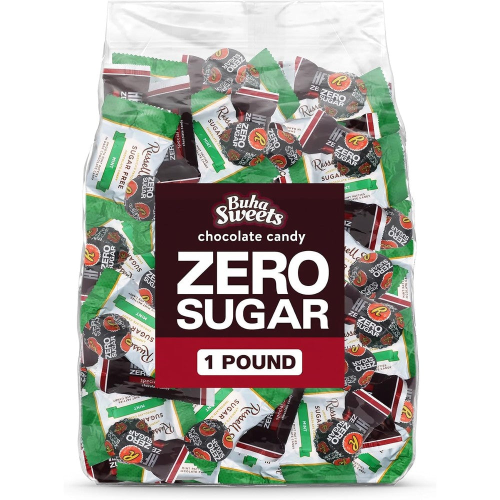 Buha Sweets sugar free dark chocolate variety pack front view.