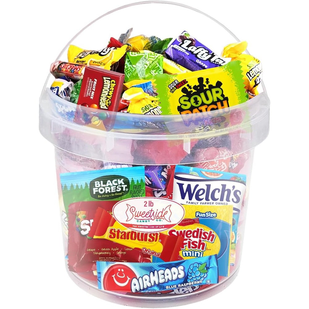 Sweetside Candy Company Bulk Candy Variety Pack 2 Pound Assorted Care Package For Birthday Parties And Office Snacks