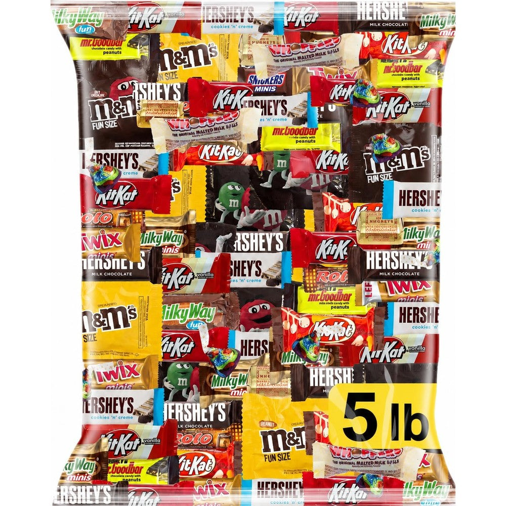 Jumblet chocolate assorted bulk candy variety pack front view 5 pound bag
