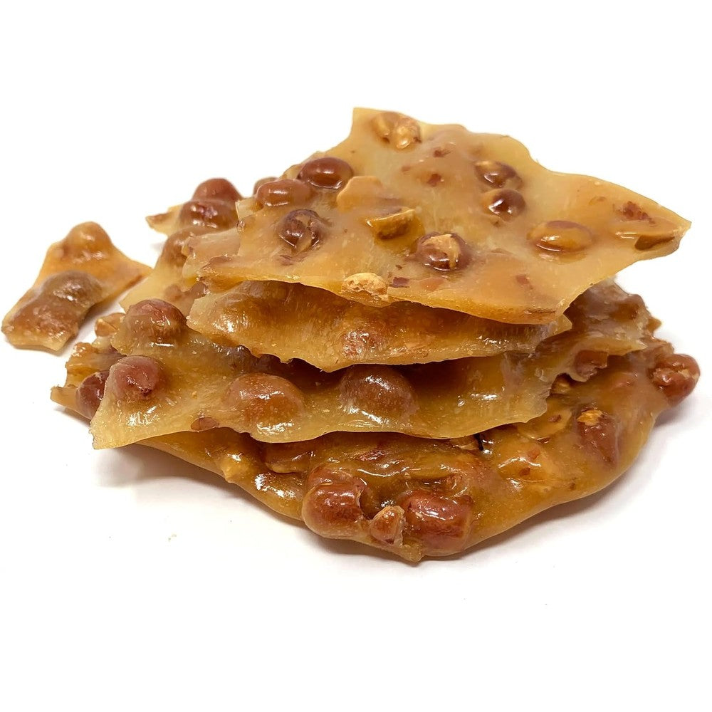 Andy Anand Chocolatier Gourmet Sugar Free Peanut Brittle Handmade Vegan Snack 6 Ounce Box