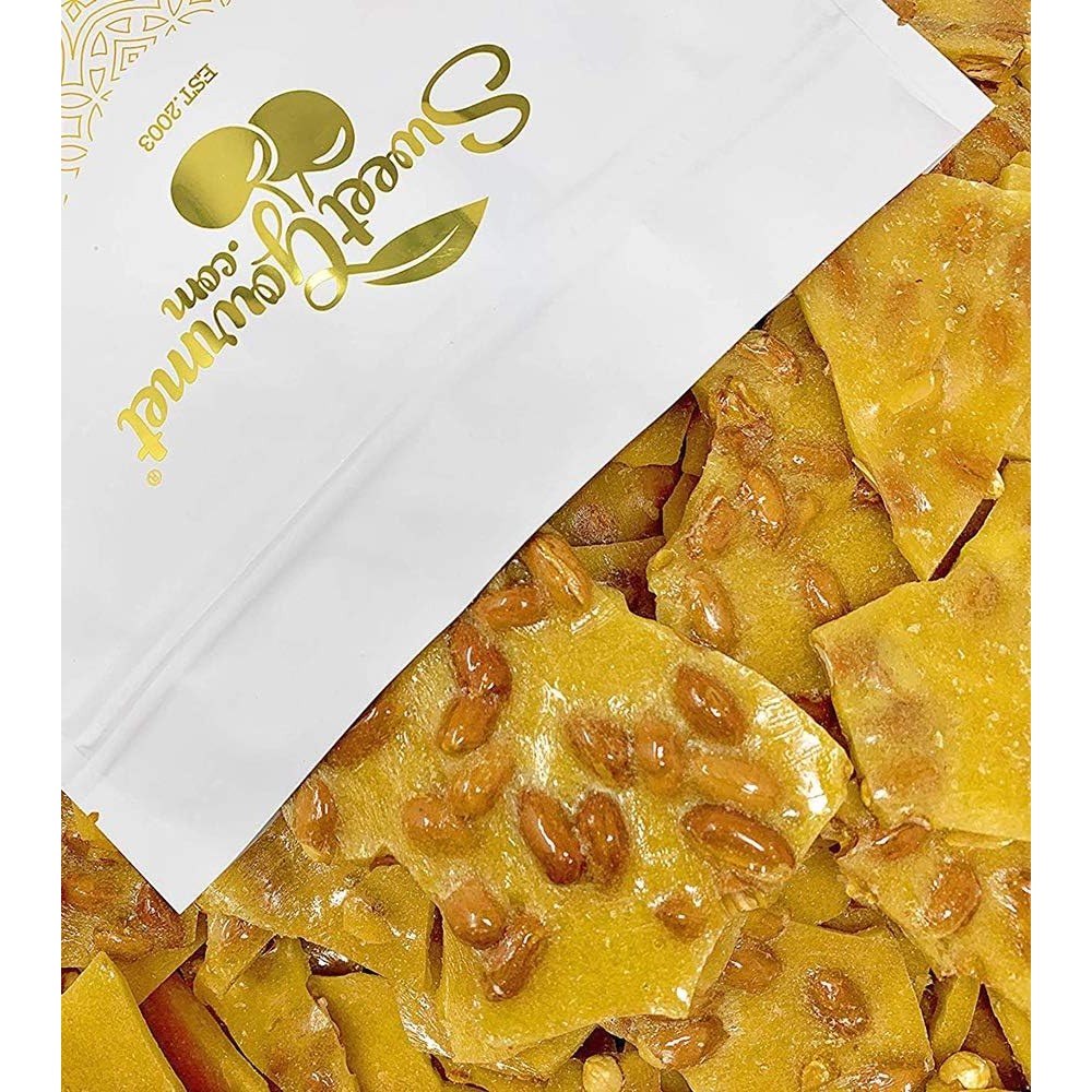 SweetGourmet Original Peanut Brittle Candy Two Pounds front packaging view