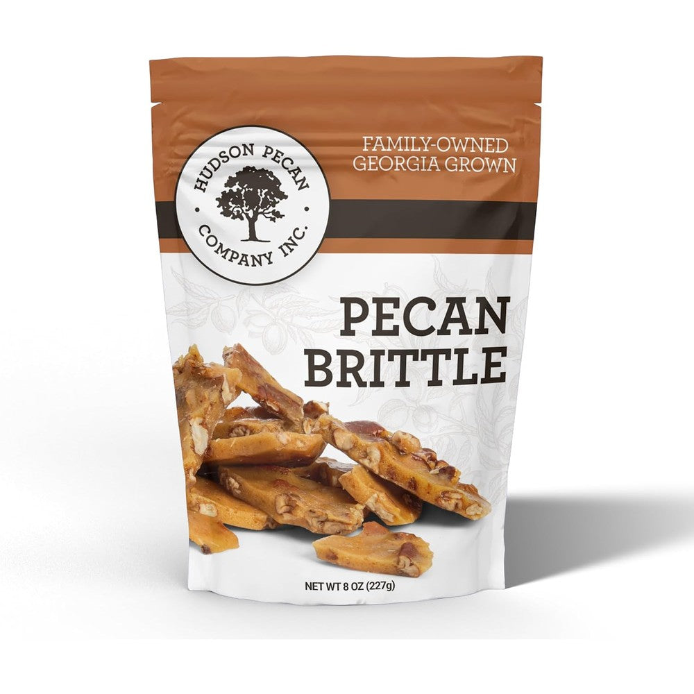 Hudson Pecan Company Homemade Pecan Brittle front packaging view