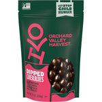 Orchard Valley Harvest Dark Chocolate Dipped Cherries With Sixty Four Percent Cacao, Gluten Free And Non GMO, 8 Ounce Pack