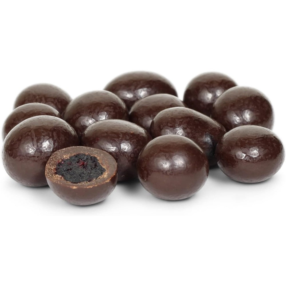 Its Delish Gourmet Dark Chocolate Covered Blueberries With Real Dried Fruit 3 Pounds Bulk Container