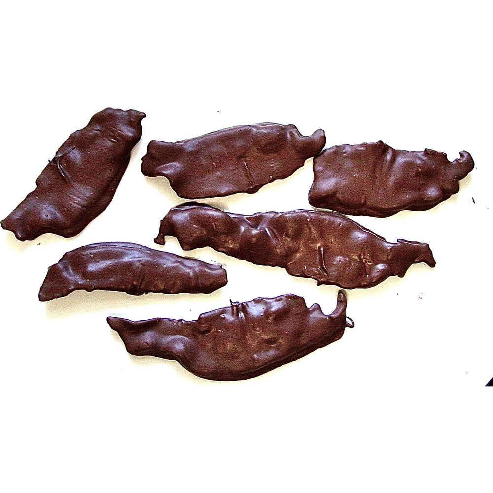 DiabeticFriendly Sugar Free Dark Chocolate Covered Bacon Slices Gold Gift Box 10 Ounces