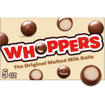 Hershey's Whoppers Original Chocolate Covered Malted Milk Balls Movie Theater Candy Box Classic American Imported Sweet Treat 5 Ounce