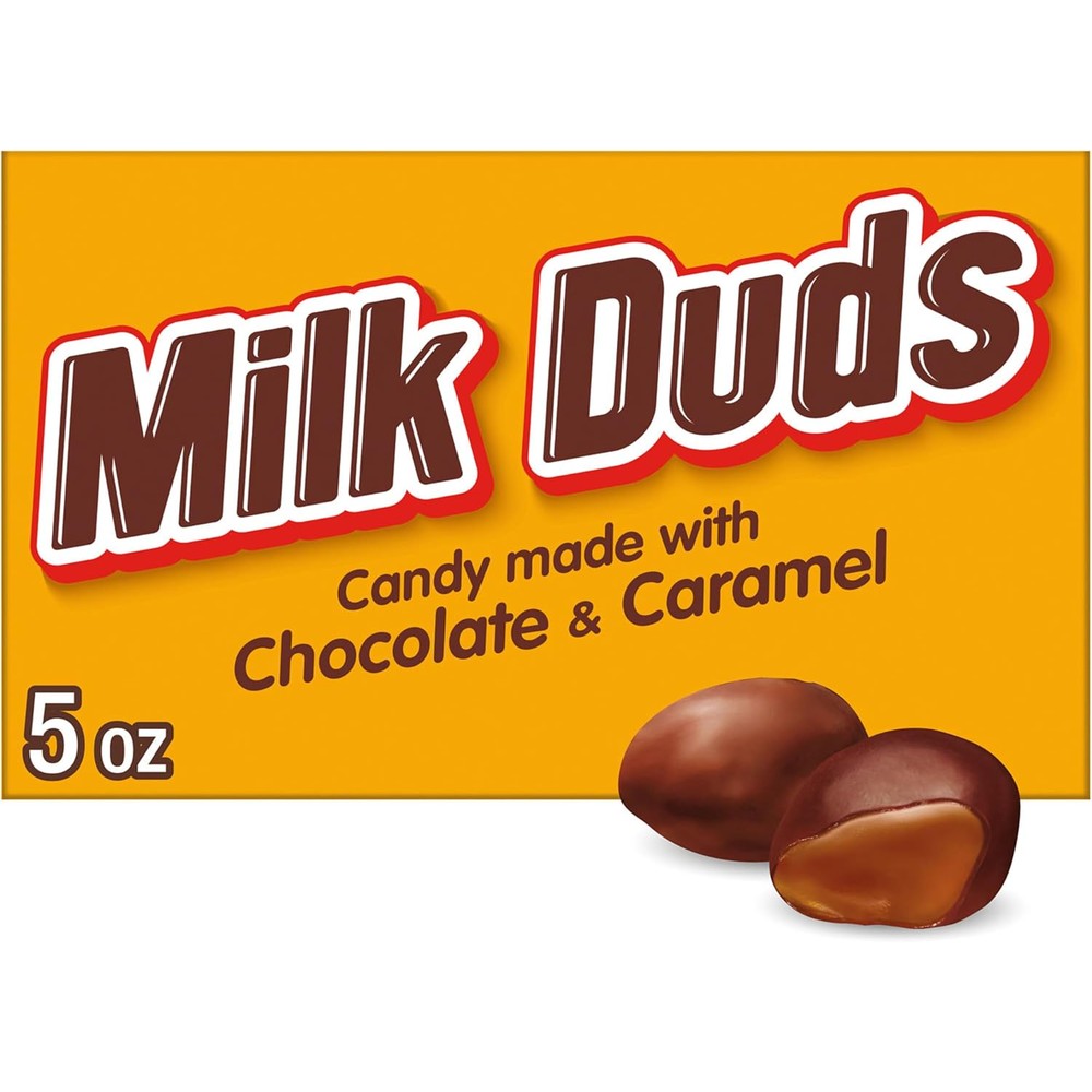 Milk Duds Chocolate And Caramel Candy Bite Sized Chewy Movie Theater Box 5 Ounce