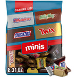 Mars Mixed Chocolate Candy Minis Variety Pack With Snickers Twix 3 Musketeers And Milky Way Sharing Size 8.31 Ounce Bag
