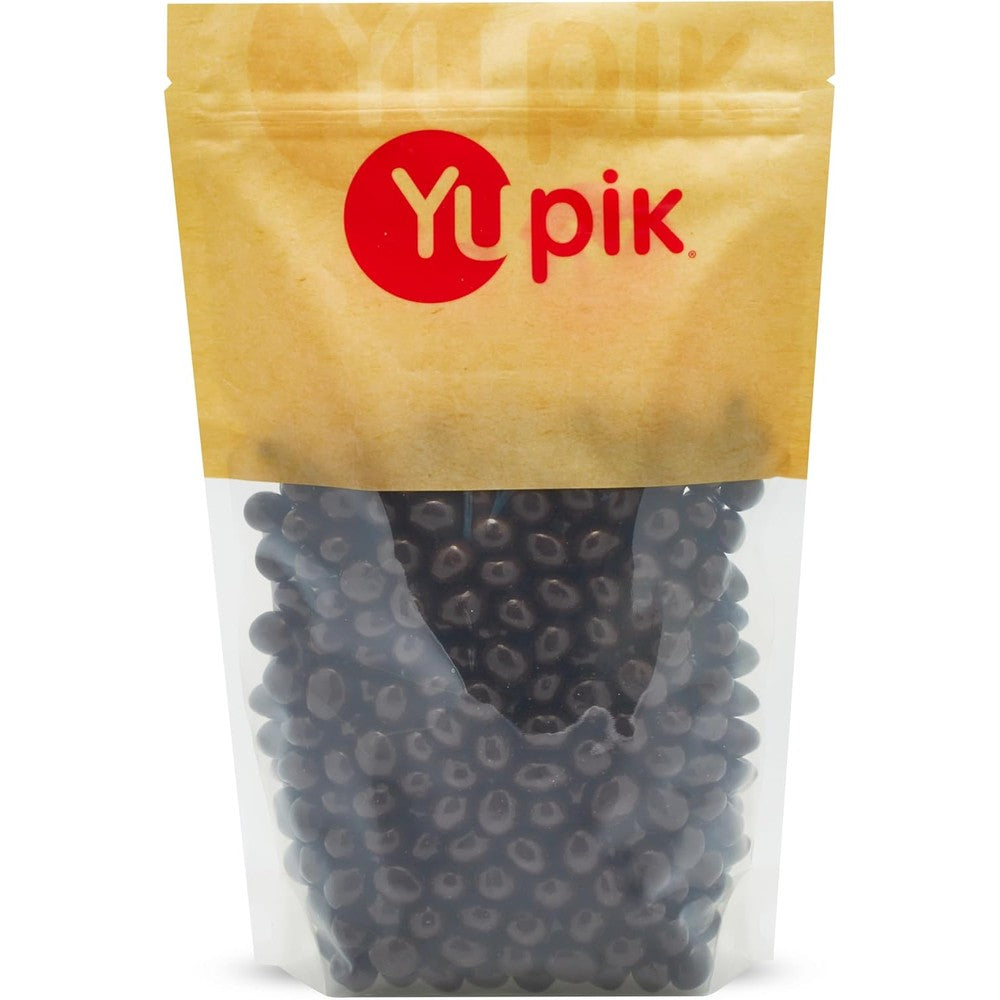 Yupik Dark Chocolate Covered Coffee Beans 60 Percent Cacao Crunchy Espresso Treats 2.2 Pound Bag