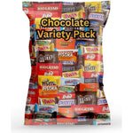 Pisoka Bulk Assorted Variety Pack of Fun Size Chocolate Candy Individually Wrapped Chocolate Mix for Parties and Gift Bags 2 Pounds