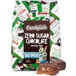 Russell Stover Zero Sugar Chocolate Candy Mix Assorted Flavors And Zero Sugar Bar Mix Approximately 34 Pieces