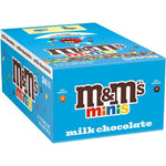 M&M'S Milk Chocolate MINIS Size Candy One Point Seventy Seven Ounce Tube Twenty Four Count