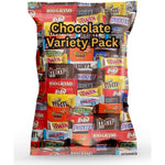 Pisoka Assorted Chocolate Candy Bag Individually Wrapped Bulk Mix of Fun Size Bars Peanut Butter Cups and Wafer Favorites Two Pounds