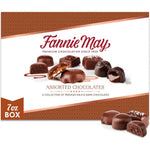 Fannie May Milk And Dark Chocolate Holiday Gift Box Assorted Premium Chocolates Seven Ounce