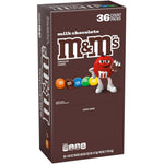 M&M'S Milk Chocolate Candy Bulk Box Full Size Pouches Pack Of 36 Bags One Point Sixty Nine Ounce