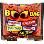 Butterfinger, Crunch, Baby Ruth, And 100 Grand Mini And Fun Size Assorted Candy Bars Variety Pack, 50 Count, 30.2 Ounce