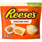 Reese's Miniatures White Creme Peanut Butter Cups Candy Share Pack Nine Point Six Ounce