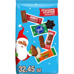 Hersheys Assorted Flavored Christmas Candy Bulk Bag With York Peppermint Patties Reese Peanut Butter Trees And Kit Kat Santas 32.45 Ounce