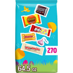 Hershey's Assorted Flavored Easter Candy Bulk Bag Containing Chocolate Miniatures Kisses and Peanut Butter Cups 64.5 Ounces 270 Pieces