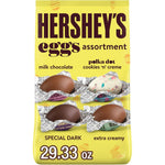 HERSHEY'S Assorted Flavored Eggs Easter Candy Bulk Bag Containing Milk Chocolate Special Dark Cookies N Creme And Extra Creamy Milk Chocolate 29.33...