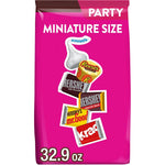 Hershey's and Reese's Miniatures Assorted Chocolate Candy Party Pack Containing Reese's Peanut Butter Cups and Hershey's Milk Chocolate Bars 32.9 O...