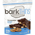 BarkThins Snacking Dark Chocolate With Pretzel And Sea Salt 4.7 Ounce Resealable Bag