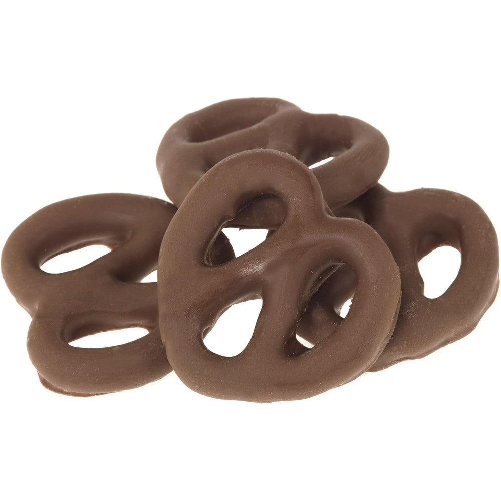 Its Delish Gourmet Dark Chocolate Covered Mini Pretzels, 1 Pound Bulk Bag, Sweet And Salty Vegan Non Dairy Kosher Snack