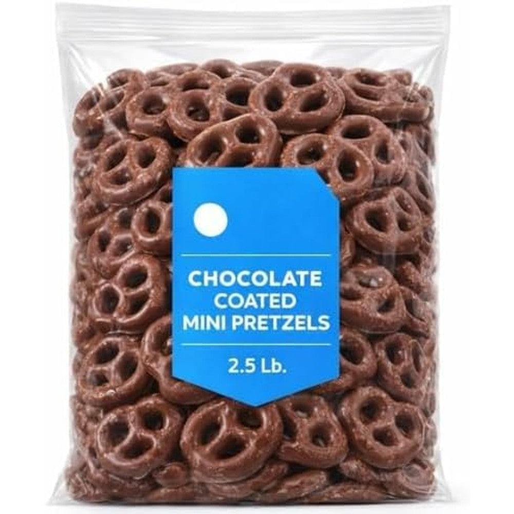 Sunny Island Snacks milk chocolate covered pretzels front view