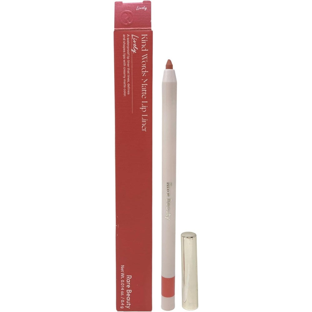 Rare Beauty Kind Words Matte Lip Liner Lively Rose Pink 0.4 Gram Waterproof Lip Pencil For Defined And Contoured Lips