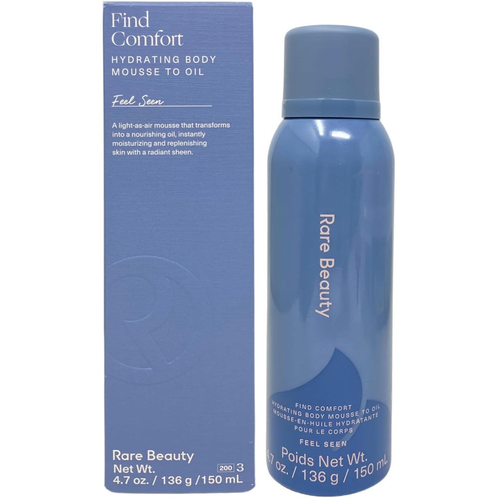 Rare Beauty Find Comfort Hydration Body Mousse To Oil Feel Seen 4.7 Ounces 136 Grams