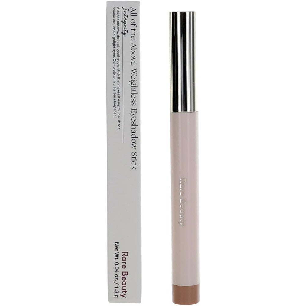 Rare Beauty By Selena Gomez All Of The Above Weightless Eyeshadow Stick In Integrity Creamy Shimmer Gel Eyeliner And Highlighter One Point Three Grams