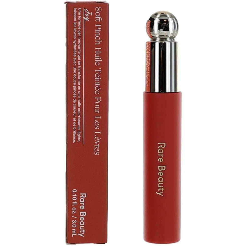 Rare Beauty By Selena Gomez Soft Pinch Tinted Lip Oil Joy Muted Peach 3.0 Milliliters Lightweight Gel To Oil Formula Long Lasting Hydrating Lip Tint