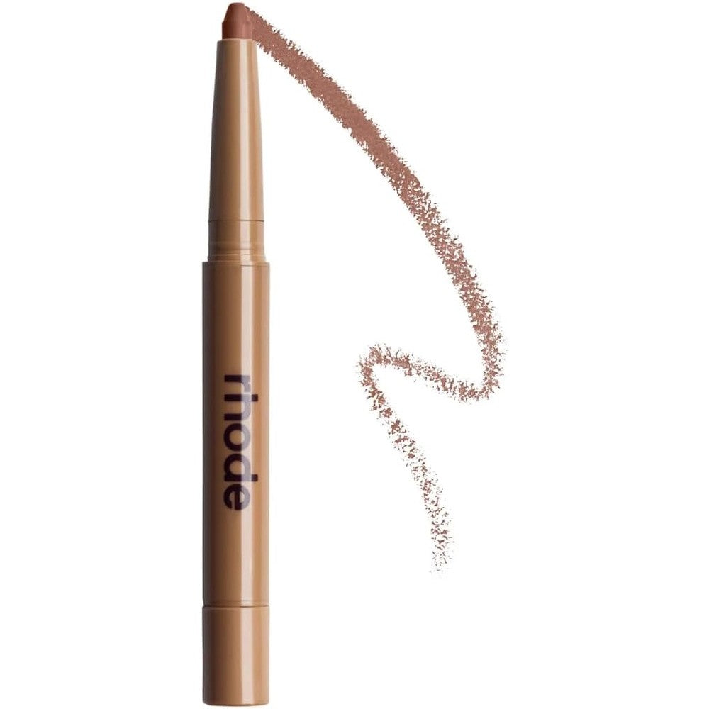 Rhode Peptide Lip Shape Contouring Lip Shaper Moisturizing Lip Liner Pencil In Stretch Neutral Mocha Brown 0.75 Grams For Defining Lips