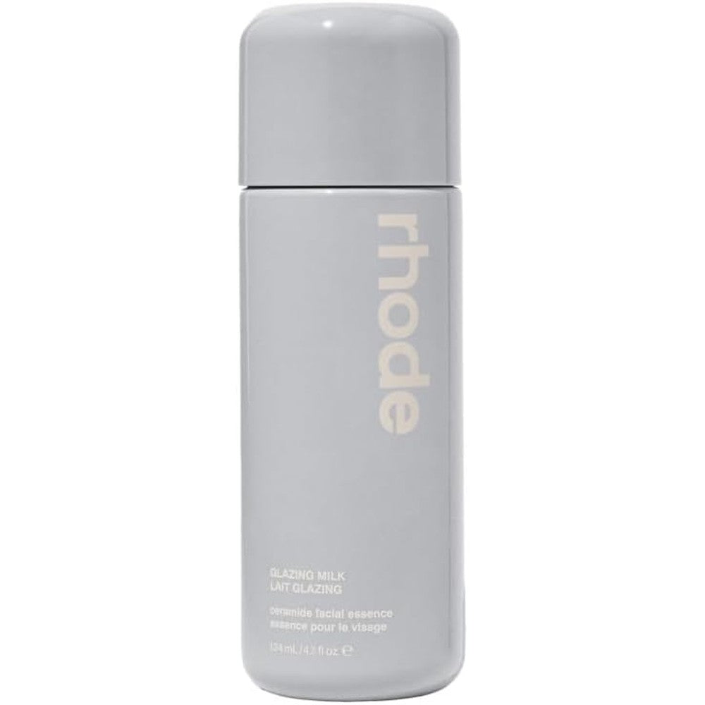Rhode Glazing Milk Hydrating Ceramide Facial Essence Deeply Hydrating Milky Toner For Glowing Skin Barrier Repair Four Point Two Fluid Ounces