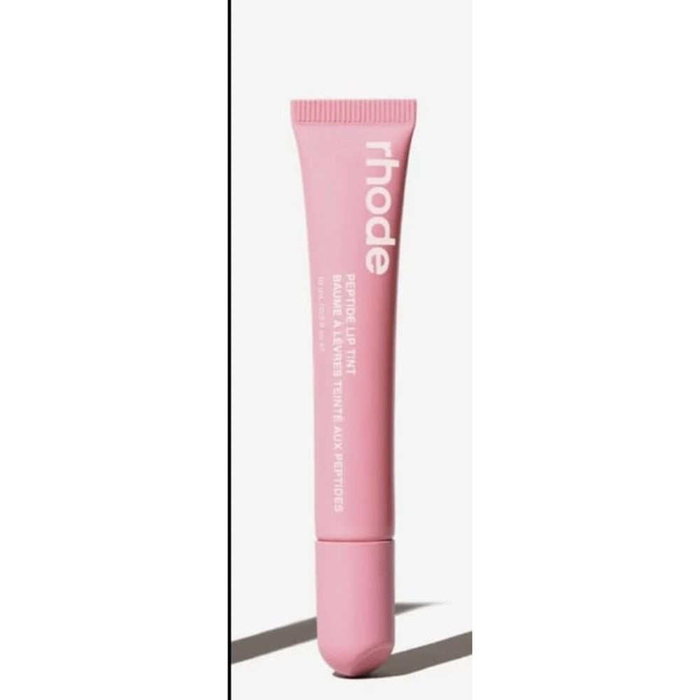 Rhode Peptide Lip Tint Sheer Color Hydrating Finish Lip Balm Ribbon Sheer Pink Tinted Lip Treatment Zero Point Three Fluid Ounces Ten Millilitres