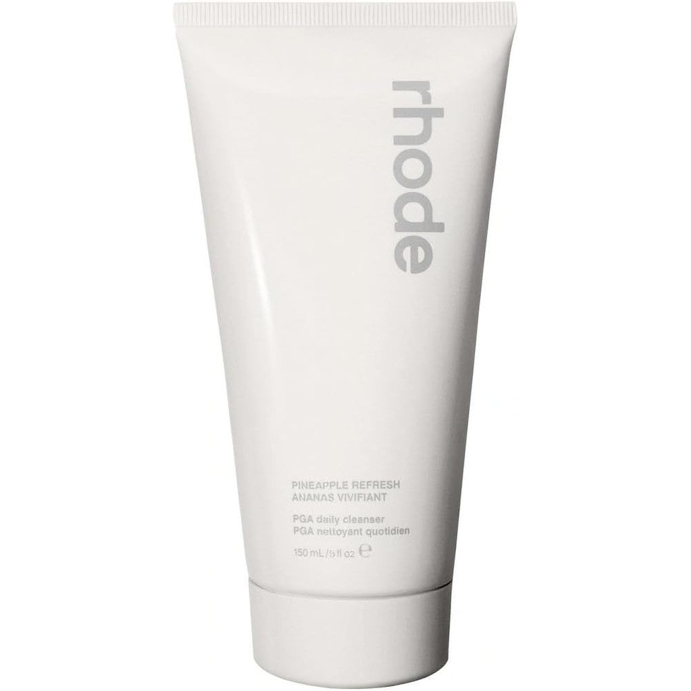 Rhode Skin Pineapple Refresh Polyglutamic Acid Daily Cleanser Balm To Foam Face Wash One Hundred Fifty Milliliters Five Ounce