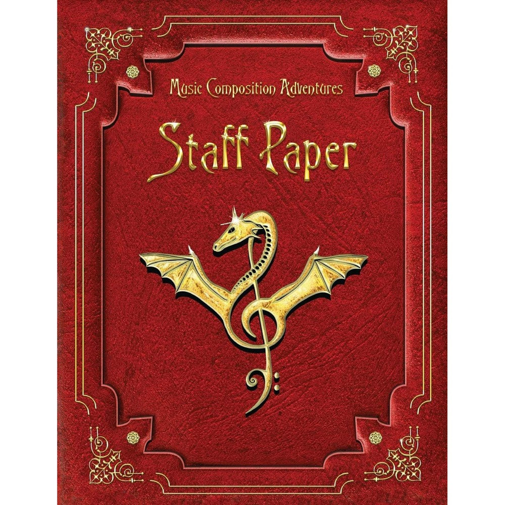 Staff Paper: Blank Music Manuscript Paper, 8.5 x 11, 100 pages plus a Guide to Music Notation. (Music Composition Adventures)