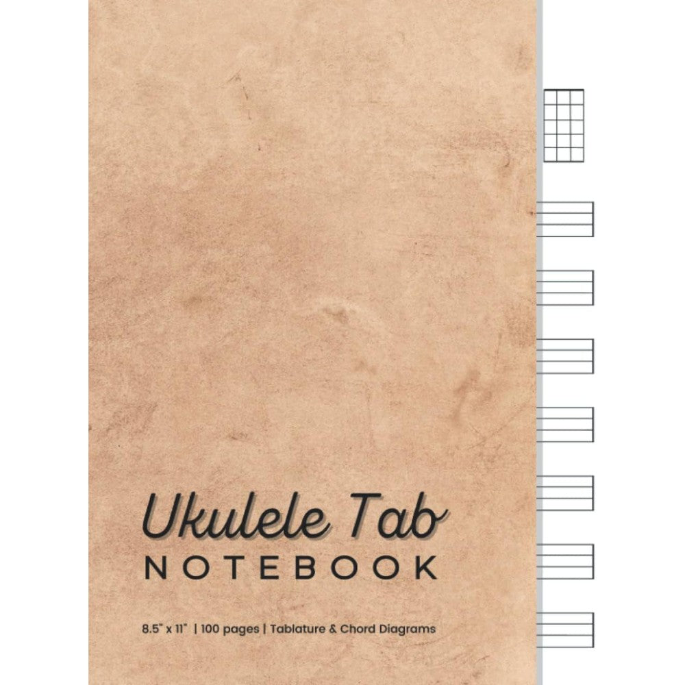 Ukulele Tab Notebook: 100 Pages of Blank Tablature Paper for Ukulele Songs | 4 String Music Notation