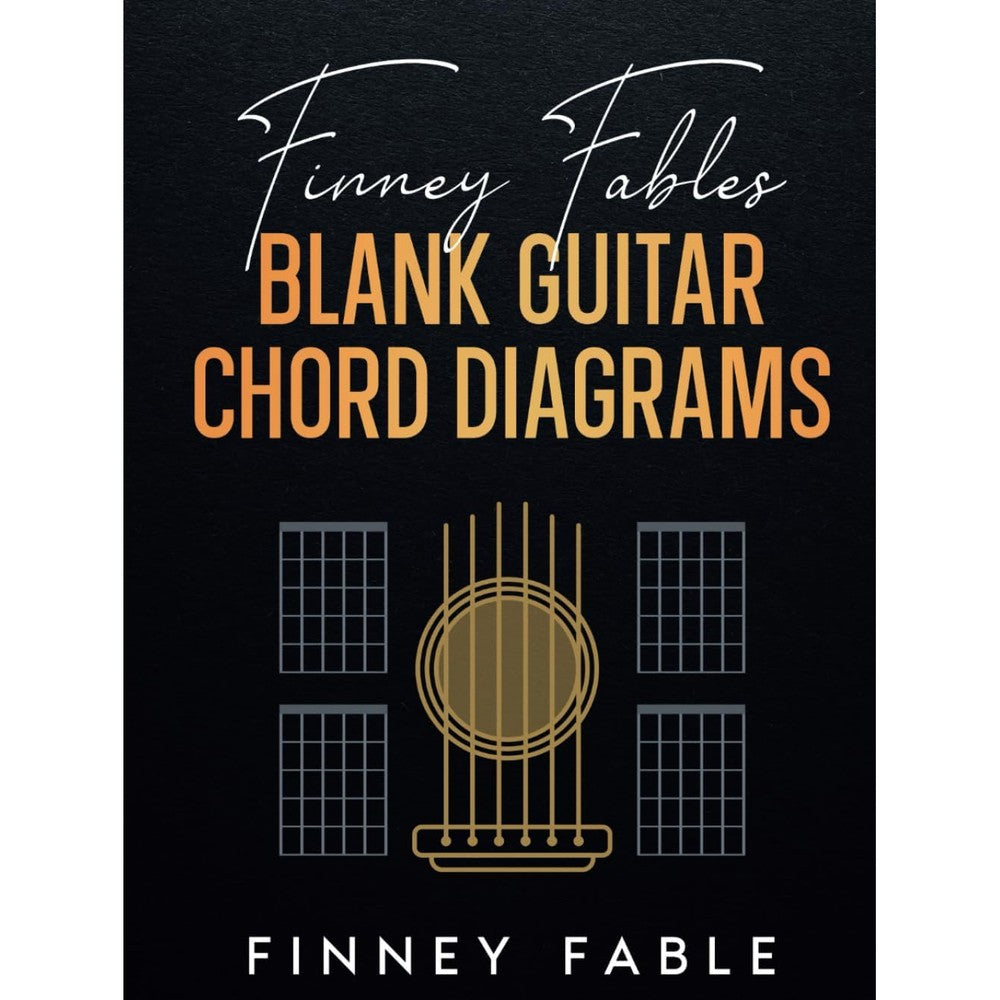 Finney Fables Blank Guitar Chord diagram Sheets: 16 Charts per page