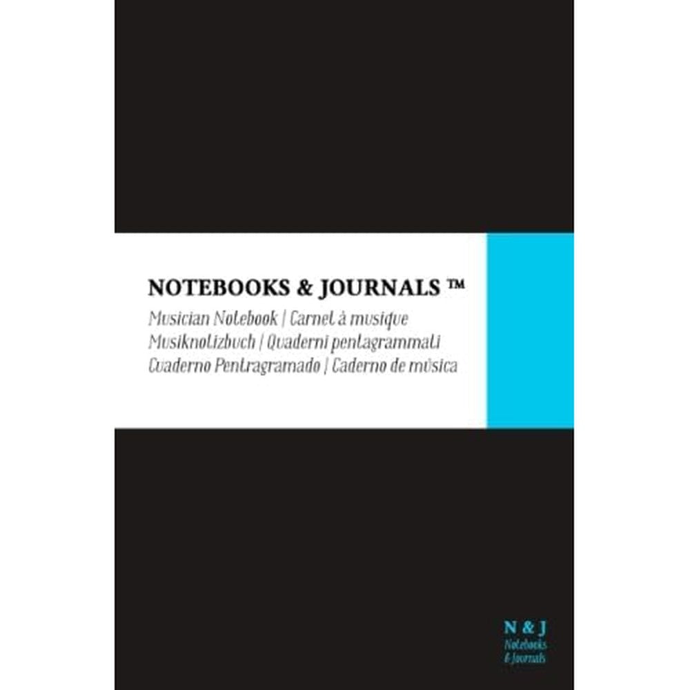 Musician Notebook, Pocket, Black, Soft Cover (4 x 6): (Blank Sheet Music, Music Manuscript Paper, Staff Paper)