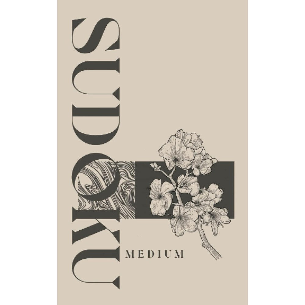 Medium Sudoku: 50 Puzzles (25 Intermediate & 25 Medium) (Sakura Sudoku Series)