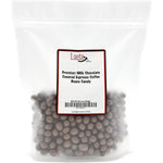 LaetaFood Milk Chocolate Covered Espresso Coffee Beans Candy Whole Roasted Gourmet Coffee Dragees Pack For Baking And Snacking Bulk One Pound Bag